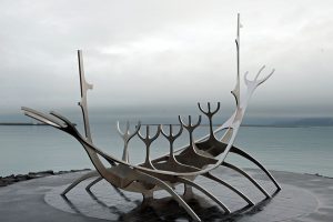 sun voyager sculpture in Iceland