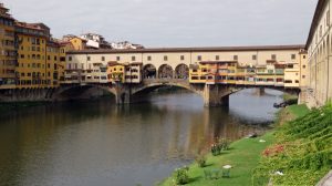 a view of Ponte Vecchio in Florence