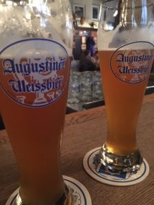 two glasess of beer in Munich