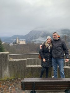 honeymoon couple in the Dolomites Italy