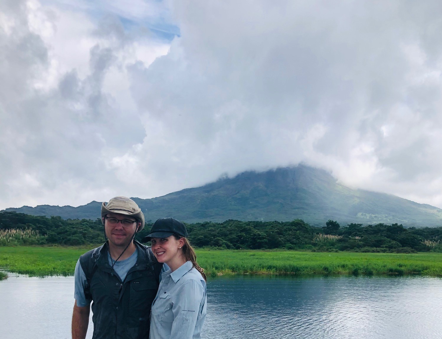 Honeymoon couple in Costa Rica