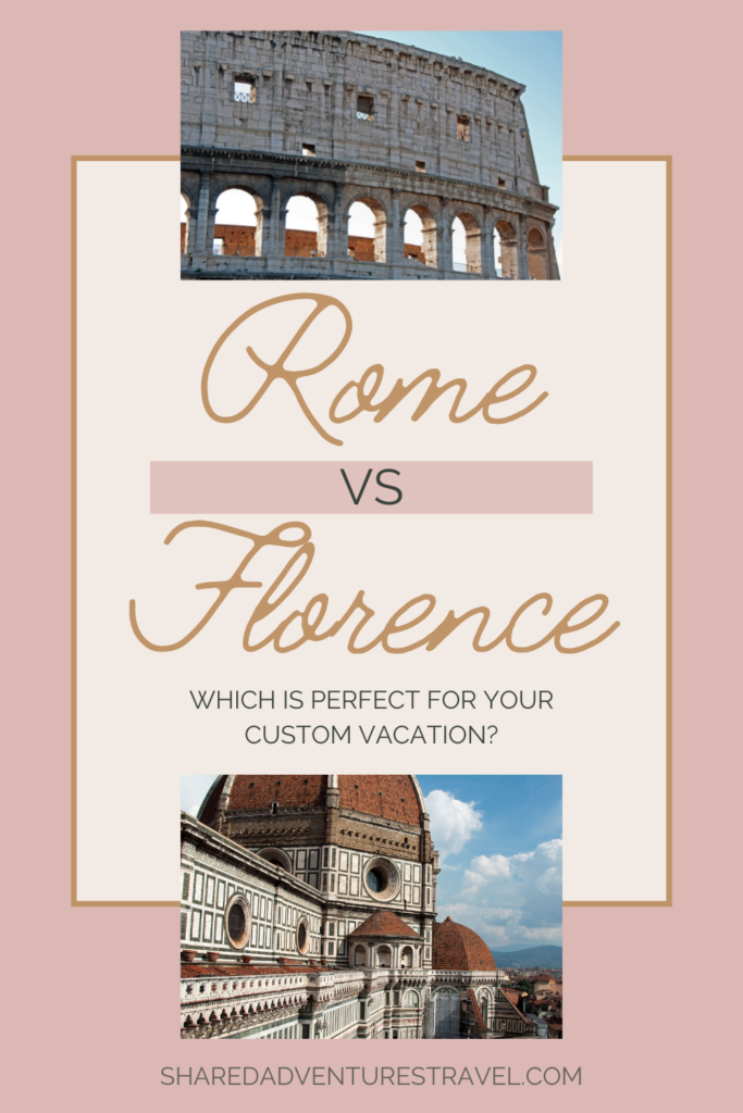 Rome vs Florence Pin