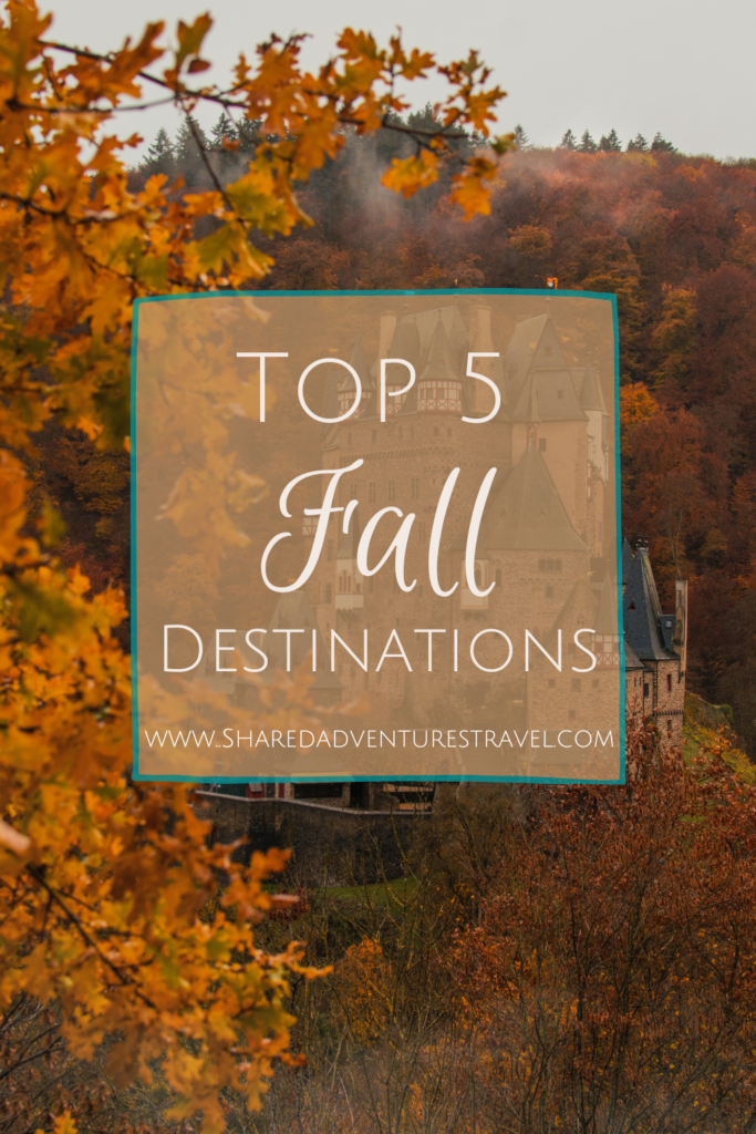 Top 5 Fall Destinations Pin
